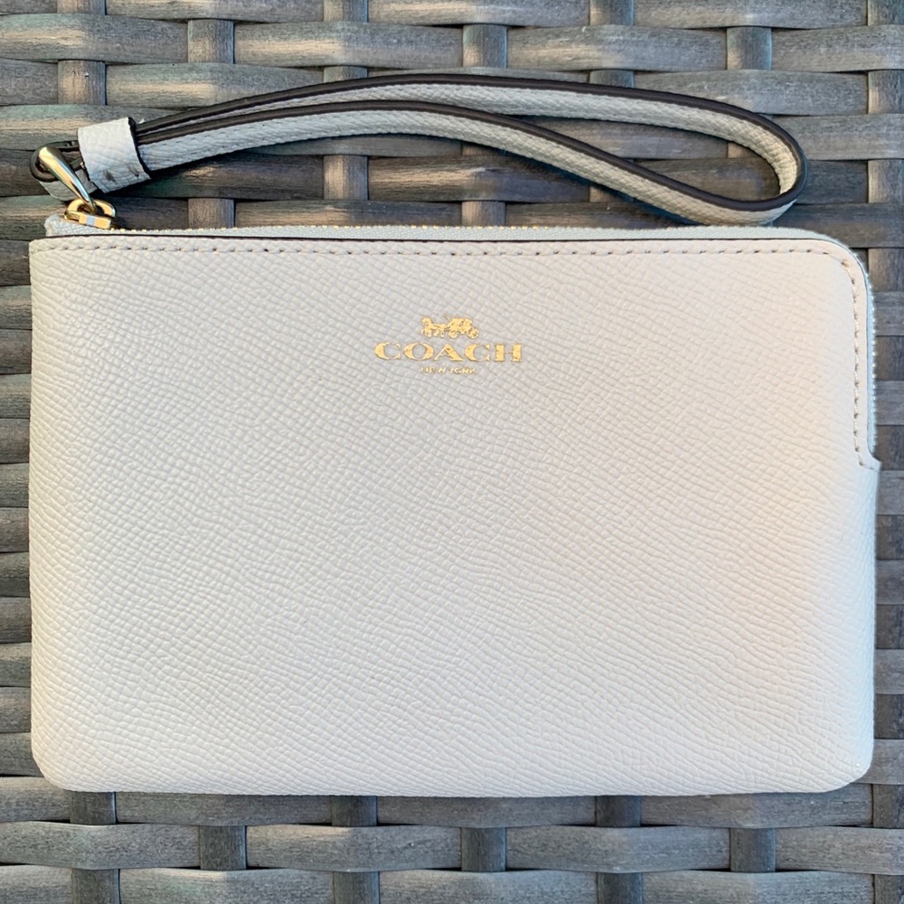 Coach Leather Wristlet